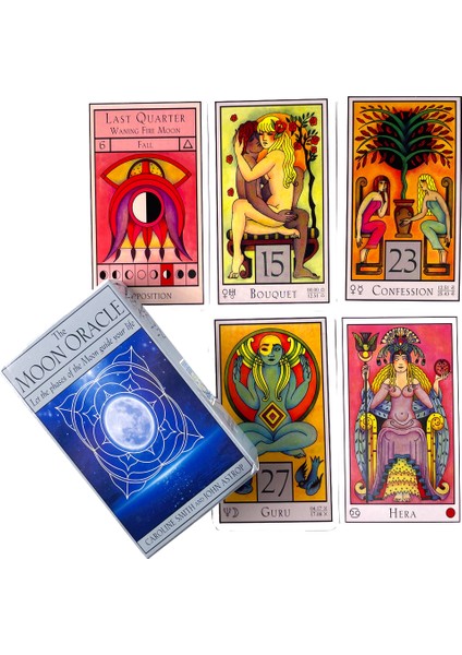Ay Stili Deniz Rüzgarları Fısıldıyor Oracle Kartları Kehanet Tarot Ingilizce Versiyonu Şans Falı Tarot Kartları Destesi Arkadaş Parti Oyunu - (Yurt Dışından)