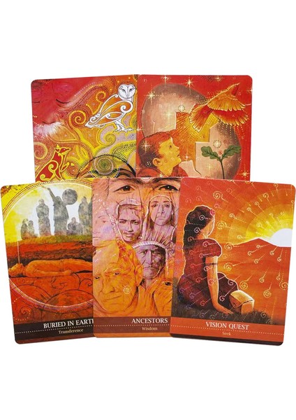 Tarot Tarzı Şamanik Tıp Oracle Kartları Tarot Kartı Oyunu ve Tarot Çantası Için Oyun Kartları Parti Oyunları - E Ticaret Başlığı (Yurt Dışından) modelleri