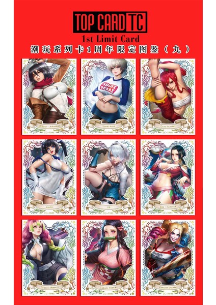 Bordo Tarzı Şeytan Katili Nami Tanrıçası Tc Oyun Kartları Japon Anime Gt Koleksiyon Kartı Çocuklar Için Noel Hediyesi (Yurt Dışından)