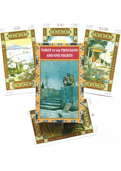 Bin Tarot Stili 54 Kartlı Şükran Tarot Kartı Oracle Kart Eğlence Parti Oyunu Pano Oyunu Tarot ve Çeşitli Tarot Seçenekleri - (Yurt Dışından)