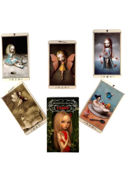 Perili Ev Tarzı Fate Divination Eğlence Oyunu Için Yüksek Kaliteli Nicoletta Ceccoli Tarot Kartları - Tarot Destesi Oyunu - Sıcak Satış (Yurt Dışından) modelleri