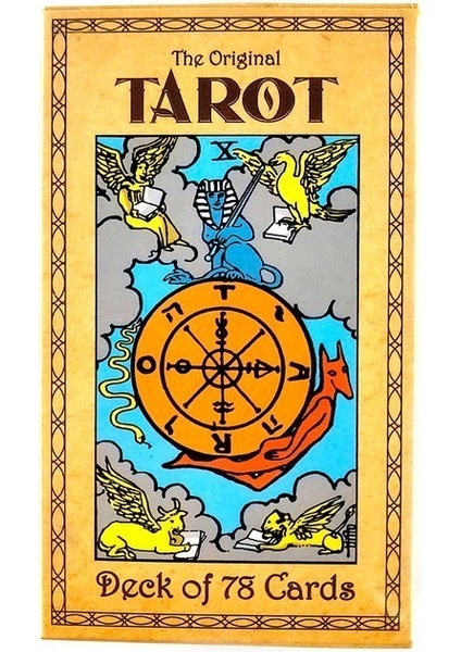 Orijinal Tarot Stili Cebinizde Taşınabilir Tarot Kartları Yüksek Tarot Destesi Rehber Kitaplı Oyun Tahtası Içeren Kader Falı Eğlence Oyunu (Yurt Dışından)