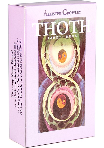 Erik Tarzı Thoth Tarot Kartları Fal Bakma Tarot Kartları Destesi Arkadaş Parti Eğlence Masa Oyunu - Türkçe Sürüm (Yurt Dışından)