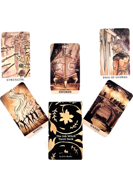 Kentsel Tarot Stili Yüksek Satışlı Cadı Tarot Kartları ile Tarot Destesi Oyunu - Kader Falı Eğlence Oyunu Için (Yurt Dışından) fırsatları