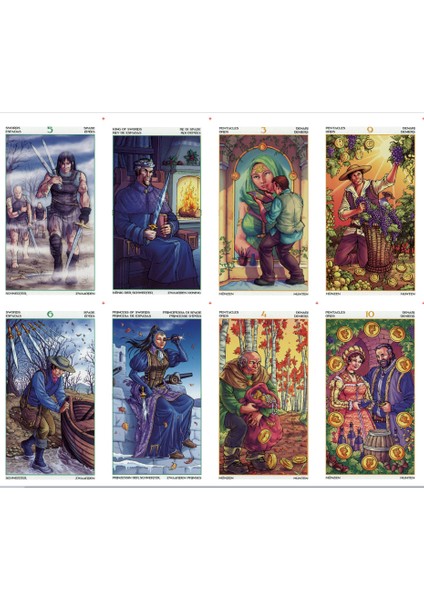 Noel Baba Stili Başlangıçlar Için Fabrika Yapımı Destek Falcı Yılın Ruhu Tarot Kartları - Türkçe Dilinde (Yurt Dışından)