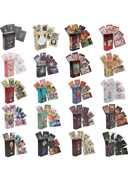 TLP122 Stili Farklı Tarot Kart Destesi Oracle Falı Kader Aile Parti Oyunu Parti Zeka Oyunu Ingilizce Sürümü Pdf Kılavuz - (Yurt Dışından) modelleri