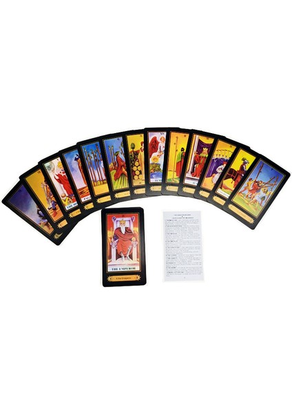 Gri Stil Kişisel Kullanım Için Tam Ingilizce A.e.waite Tarot Kartları Pdf Kılavuzu Orak Kartlar Oyunu - E-Ticaret Başlığı (Yurt Dışından)