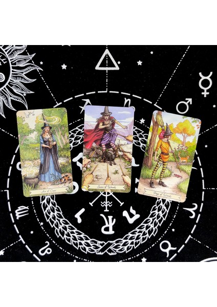 X56 Stili Her Gün Cadı Tarot Kartları ve Pdf Dijital Kılavuz Fal Kartları Eğlence Oyunu - (Yurt Dışından) fırsatları