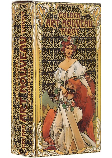Parti Oyunu Için Satışta Olan Altın Art Nouveau Tarot Oracle Kartları Oyunu - (Yurt Dışından) fiyatları