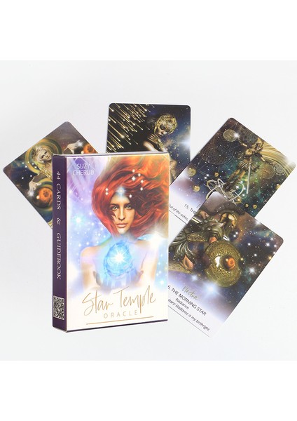 Yıldız Tapınağı Stili Melek Kartları Tam Ingilizce Versiyon Pdf Kılavuz Kitap Fal Oyunu - Parti Oynamak Kartları Tarot Yolu Için Oracle Deck Kartı (Yurt Dışından)