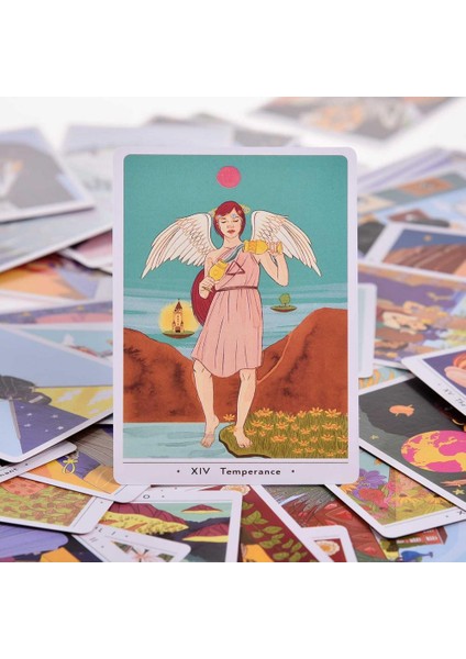 No.19 Tarzı Yeni Gerçek Kalp Içgüdüsel Tarot Destesi Kartı Orak Kartı Kader Falcılığı Oyunu Için Aile Etkileşim Parti Oyunu Yetişkin Çocuklar Için - Türkçe (Yurt Dışından)