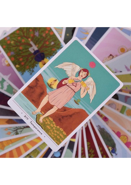 No.19 Tarzı Yeni Gerçek Kalp Içgüdüsel Tarot Destesi Kartı Orak Kartı Kader Falcılığı Oyunu Için Aile Etkileşim Parti Oyunu Yetişkin Çocuklar Için - Türkçe (Yurt Dışından)
