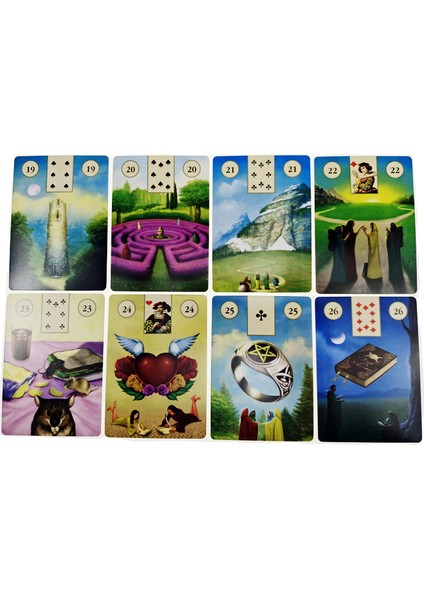 Rüya Tarzı Pagan Lenormand Tarot Kartları ve Büyü Çemberi Yeşil Simgeler Lenormand Tarot Destesi Oyun Pdf Türkçe Sanat Noveau (Yurt Dışından) indirimleri