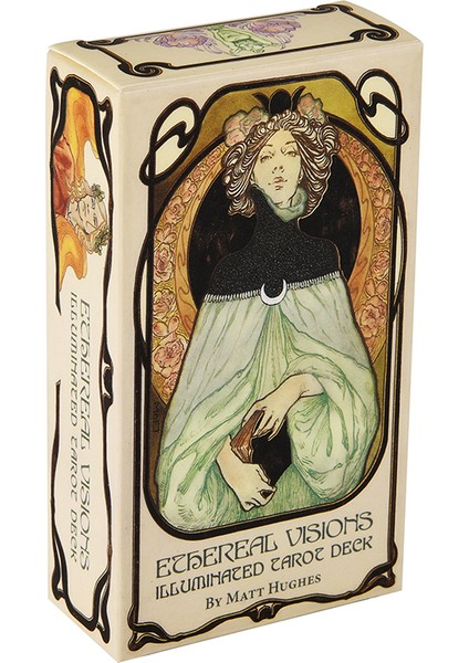 44 Adet TS61 Tarzı Fabrikada Parti Için 80 Yaprak Eterik Vizyonlar Aydınlatılmış Tarot Kartları Oyun Masası Oyunları (Yurt Dışından)
