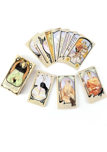 44 Adet TS61 Tarzı Fabrikada Parti Için 80 Yaprak Eterik Vizyonlar Aydınlatılmış Tarot Kartları Oyun Masası Oyunları (Yurt Dışından)
