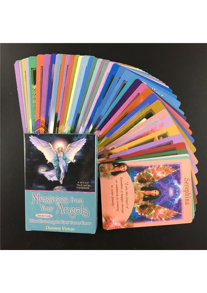 78 Adet TT15 Stili Meleklerinizden Mesajlar Tarot Destesi Kart Oyunu - Aile Parti Oyunu Oyuncak (Yurt Dışından)