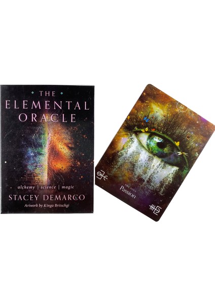 Elemental Stil Sihirli Uyumlama Tarot Destesi Oyun Tahtası Aile Parti Oyunu Fal Bakan Kahin Oracle Kartları ile Rehber ile - E-Ticaret Başlığı (Yurt Dışından)