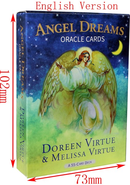 Rüyalar Tarzı Popüler Büyük Doreen Virtue Melek Serisi Oracle Kartlar Mekiyyel Gabriel Kartları Başlangıç Için Tarot Kartları ve Pdf Rehberi ile (Yurt Dışından)