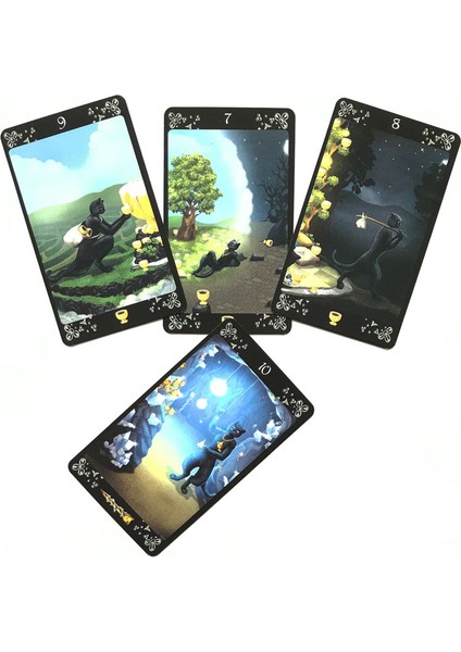 Nadir Tarot Stili 78 Kart Siyah Kediler Tarot Orakül Kartı Eğlence Parti Eğlence Satranç Kart Oyunu Tarot ve Çeşitli Tarot Seçenekleri - E-Ticaret Başlığı (Yurt Dışından) indirimleri