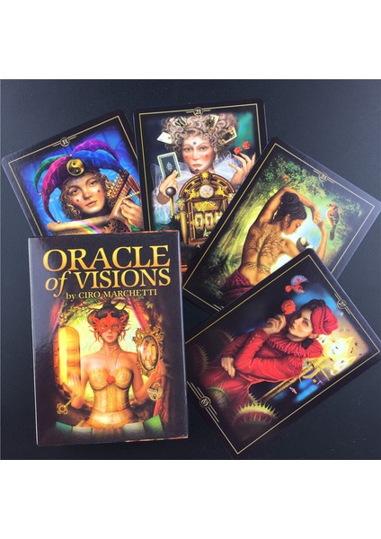 52 Adet TS55 Stili Evde Oyun Kartı Masası Eğlence Kehanet Kader Fal Kılavuz Romantik Tarot Kartları Destesi (Yurt Dışından)