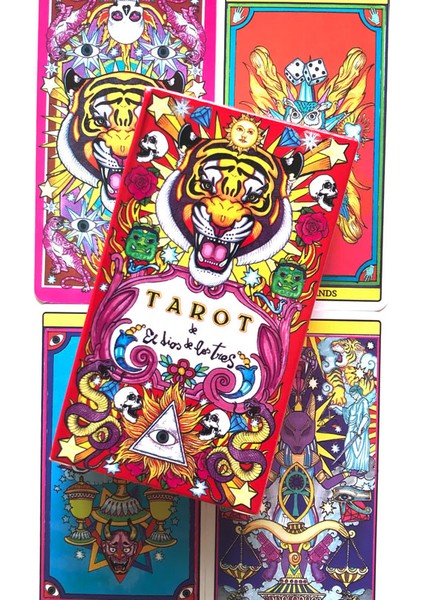 Siyah Stil Falcılık Oyunu Kartları Tarot Kartları Aile Partisi Kart Oyunu Tarot ve Çeşitli Tarot Seçenekleri Pdf Kılavuz (Yurt Dışından)