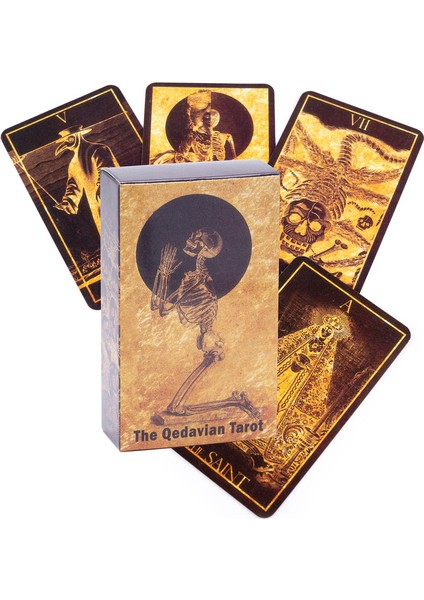 Koyu Gri Tarzı Qedavian Tarot Kartları - Yetişkinler Için Kart Oyunu ve Fal Bakma Oyunu (Yurt Dışından) fiyatları