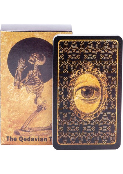 Koyu Gri Tarzı Qedavian Tarot Kartları - Yetişkinler Için Kart Oyunu ve Fal Bakma Oyunu (Yurt Dışından) modelleri