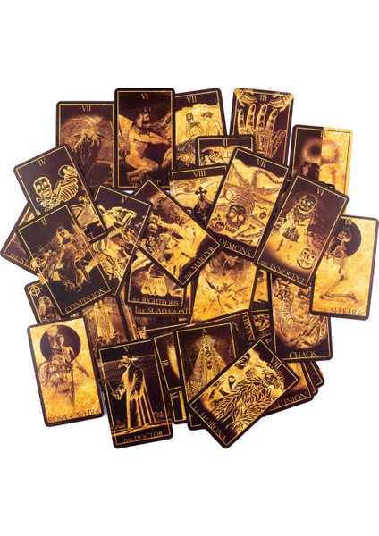 Koyu Gri Tarzı Qedavian Tarot Kartları - Yetişkinler Için Kart Oyunu ve Fal Bakma Oyunu (Yurt Dışından) indirimleri