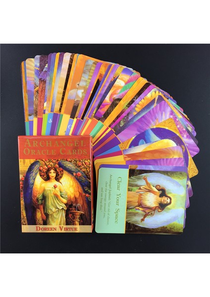 45 Adet TS17 Stili Eterik Vizyonlar Aydınlatmalı Tarot Destesi Kartları Falcılık Matt Hughes Oyunları - Satın Almak Için Türkçe E-Ticaret Başlığı (Yurt Dışından)