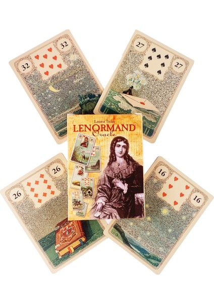 Yeşil Stil Kendini Iyileştir Tarot Kartları Yüksek Kaliteli Tam Renkli Kağıt Art Nouveau Yetişkinler Için Oyunlar Cadılık Malzemeleri (Yurt Dışından)