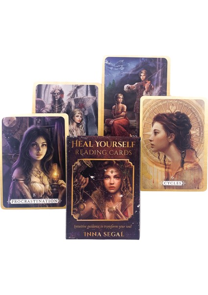 Yeşil Stil Kendini Iyileştir Tarot Kartları Yüksek Kaliteli Tam Renkli Kağıt Art Nouveau Yetişkinler Için Oyunlar Cadılık Malzemeleri (Yurt Dışından) fiyatları