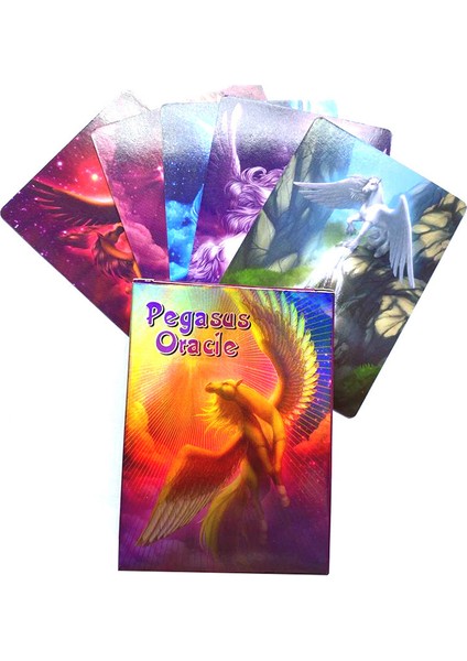 Pegasus Oracle Stili Oracle Kartları Oyunu Kutsal Ruh Okuma Oracle Fal Kartı Ingilizce Pdf Kılavuz Kitap Oynama Bilgeliği Parti Aile Tarot (Yurt Dışından)