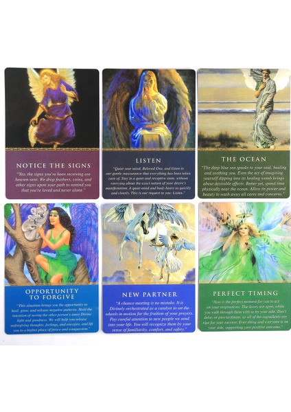 Mavi Stil Melekler Için Yeni Tarot Kartları Başlangıçlar Için Rehber Kitap Kart Oyunu Masa Oyunu Zarif ve Rehber Kitap (Yurt Dışından) fiyatları