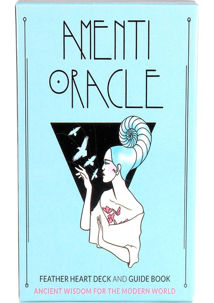 Kumral Tarzı Amenti Oracle Kartlar Tüy Kalp Destesi ve Rehber Kitap Çağdaş Dünya Için Eski Bilgelik Tarot Başlangıç Seti Fal Bakma (Yurt Dışından)