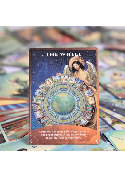 Melek Bilgeliği Için Tarot Kartları Tam Ingilizce Versiyonu Oyunlar Masası Oyunları Oynama Kartları Parti Oyunu Klasik Oyuncak Hediye (Yurt Dışından)