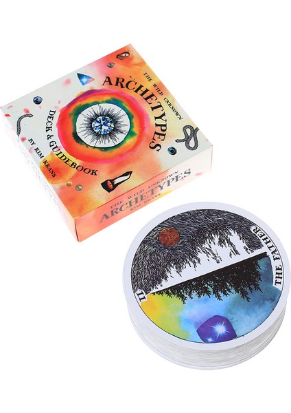 Düşünce Tarzı Vahşi Bilinmeyen Arketipler Tarot Destesi ve Rehber Kitap Aile Parti Oyunu - E-Ticaret Başlığı (Yurt Dışından)