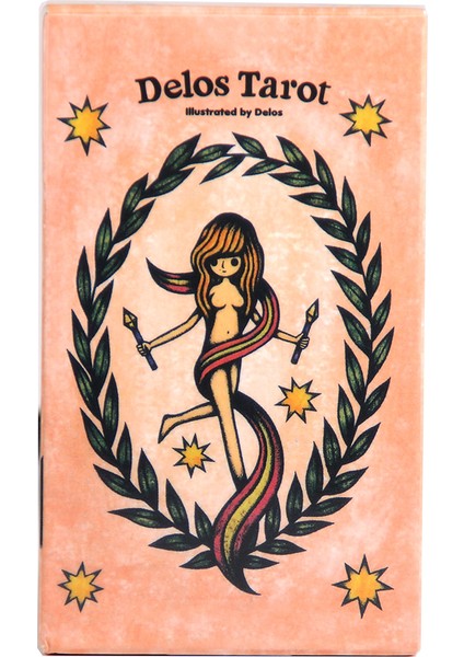 Mor Tarzı Delos Tarot Kartları Oyunu Minyatürleri Anime Psyakra Cadılık Malzemeleri Tarot Kartları ile Pdf Kılavuz Kitaplı (Yurt Dışından) fiyatları