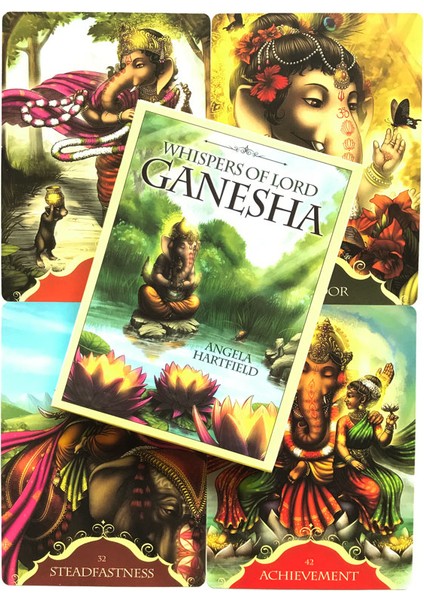 Altın Tarzı Lord Ganesha Kahineleri Tarot Kartları Seti - Çeşitli Tarot Kartları Arasından Seçim Yapabilirsiniz (Yurt Dışından)