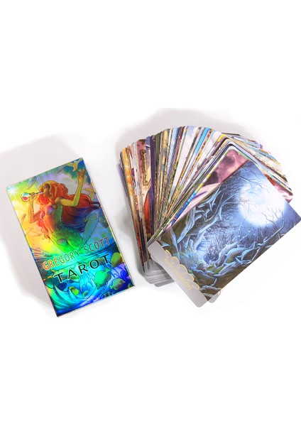 Perili Ev Tarzı Sıcak Satış Yüksek Gregory Scott Tarot Kartları Yüksek Tarot Destesi Oyunu Kader Falı Eğlence Oyunu Için - E-Ticaret Başlığı (Yurt Dışından)