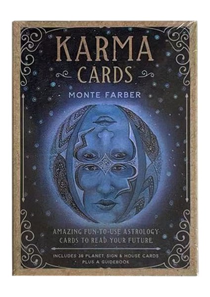 Karma Kartları Stili Zaman Destesi Tarot Kartı Orak Kartları Doğru Anı Bul Yüksek Deck Oyuncağı Kılavuz Kitapçığıyla (Yurt Dışından)