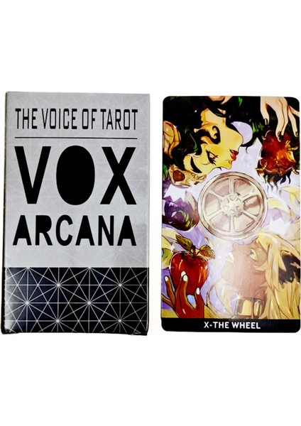 No.15 Tarzı Tarot Kartları Gerçek Kalpli Sezgisel Fal Tarot Kartı Taşıma Oyunu Kart Kılıfları Sihirli Oyun Kartları Tarot Tam Ingilizce Sürümü (Yurt Dışından)