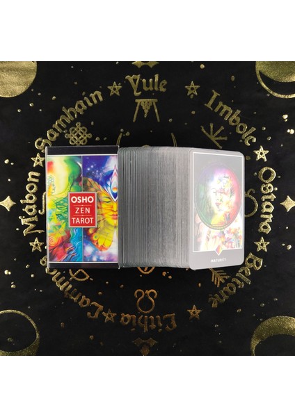 Sıra Dışı Tarot Stili Osho Zen Tarot Kartları Destesi - Falcılık, Büyü Malzemeleri ve Tarot Falı Için Özel Kart Oyunu (Yurt Dışından) fırsatları
