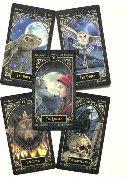 Food Fortunes Tarot Stili 78 Kartlı Tarot Familiar Kartları Oracle Fal Kehanet Eğlence Satranç ve Kart Oyunu Tarot ve Çeşitli Tarot Seçenekleri (Yurt Dışından)
