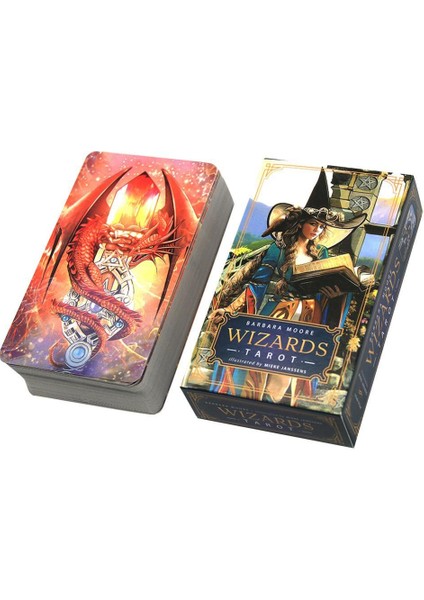 No.77 Stili Büyücüler Tarot Kart Destesi Ingilizce Versiyonu Rehber Oyun Oyuncak Fal Bakan Kehanet Şans Oyunu (Yurt Dışından)