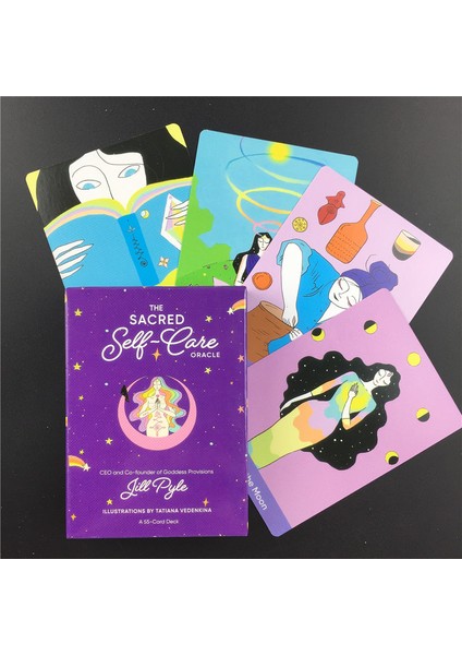 55 Adet TS34 Stili Yeryüzü Bilgelik Oracle Kartları Tarot Kartları Türkçe Versiyonu Fal Bakımı Kader Için Yılbaşı Partisi Oyun Kartları Destesi Tarot Oyunu Oyun Tahtaları (Yurt Dışından)