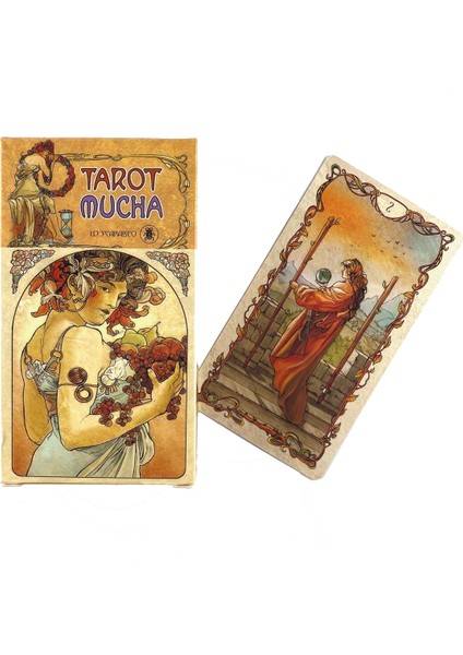 Tarot Mucha Stili Deniz Perileri Oracle Of The Water Oracle Kartları Oyunu Aile Parti Oyunu Şans Falı Tarot Destesi Rehber ile (Yurt Dışından)