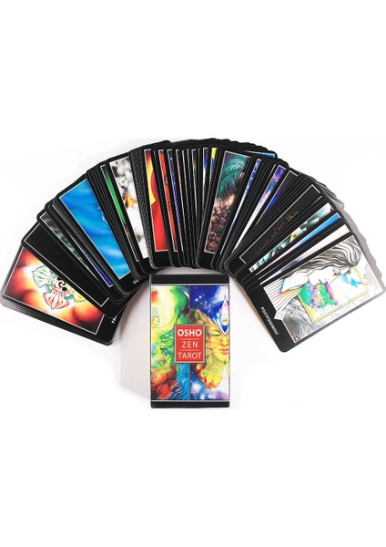 Kumral Tarzı Osho Zen Tarot Kartları Zeard Destesi Başlangıç Için Fal Bakma Tam Renkli Kart Oyunu Tahta Oyuncak (Yurt Dışından)