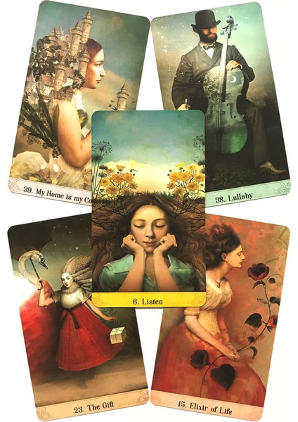 Ordu Yeşili Tarzı Mistik Anlar Tarot Oracle Kartları Eğlence Partisi Eğlence Satranç Kart Oyunu Tarot ve Çeşitli Tarot Seçenekleri (Yurt Dışından)