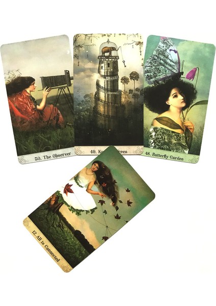 Ordu Yeşili Tarzı Mistik Anlar Tarot Oracle Kartları Eğlence Partisi Eğlence Satranç Kart Oyunu Tarot ve Çeşitli Tarot Seçenekleri (Yurt Dışından)