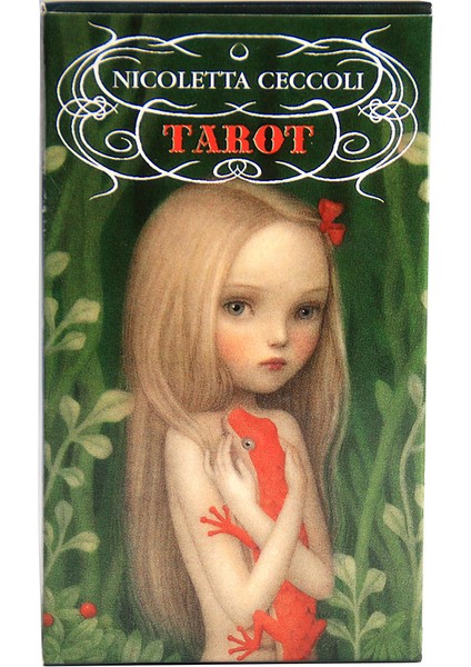 Kırmızı Stil Nicoletta Cecco Tarot Destesi Kartları Beş Dil Başlangıç Seti Fal Oyunu Tahta Oyuncak Popüler Hafif Seti (Yurt Dışından)